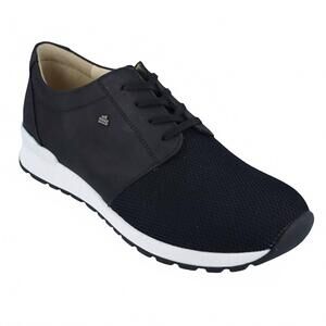 NEW FINN COMFORT men's paisley sneaker in schwarz (black) sensualstretch/buggy